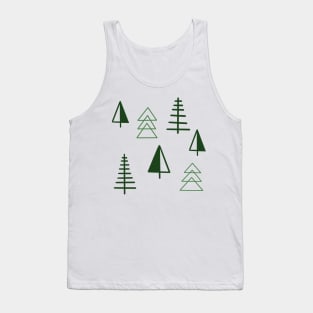 minimalist trees Tank Top